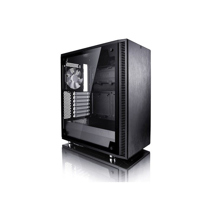 FRACTAL DESIGN FRACTAL DESIGN DEFINE C TG MIDI-TOWER. SCHWARZ. TE 