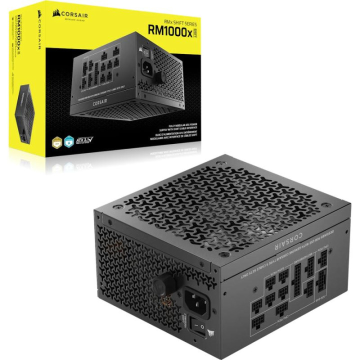 CORSAIR ATX 1000W - 80+ GOLD - RM1000X SHIFT NOIR 