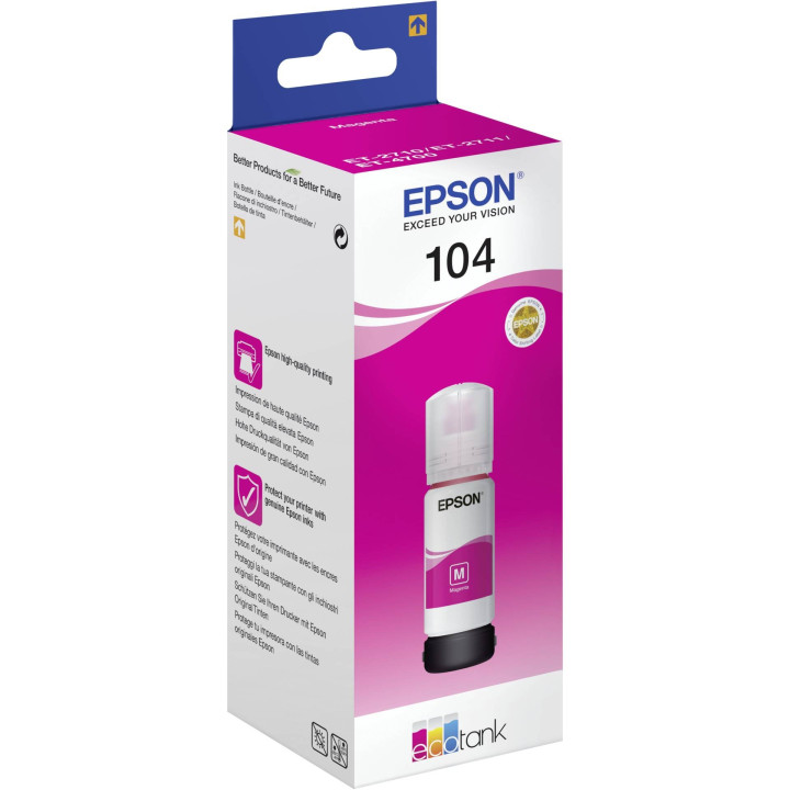 EPSON 104 ECOTANK MAGENTA INK 