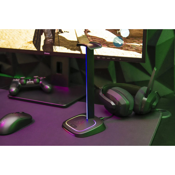 The G-LAB K-STAND NEON RGB HUB - NOIR
