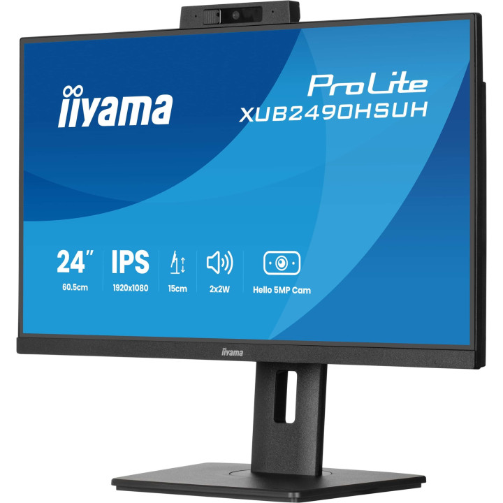 IIYAMA XUB2490HSUH-B2 24FHD/100HZ/IPS/WEBCAM/HP/PIVOT 
