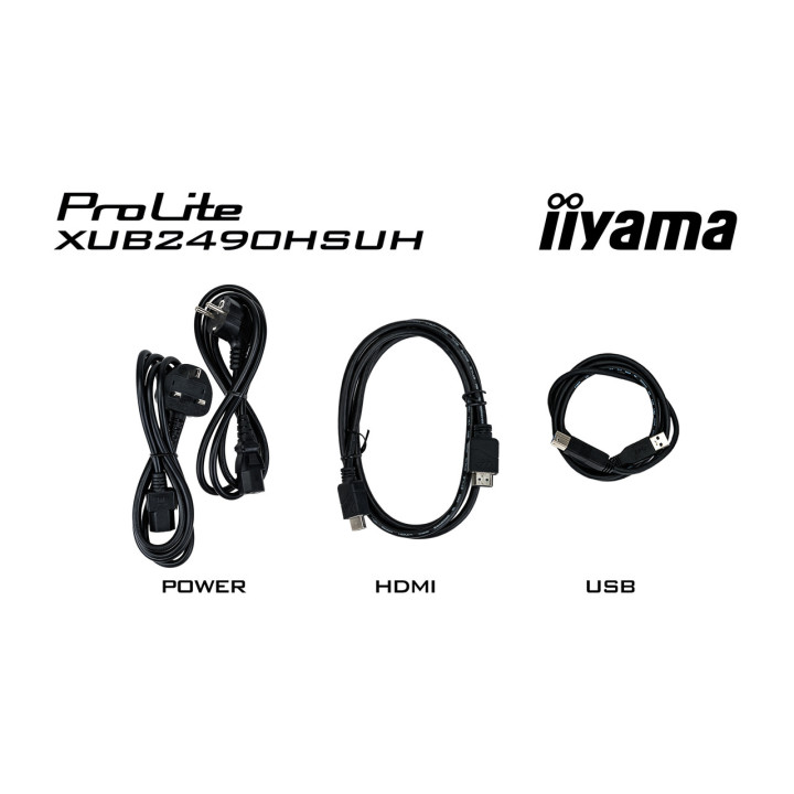 IIYAMA XUB2490HSUH-B2 24FHD/100HZ/IPS/WEBCAM/HP/PIVOT 