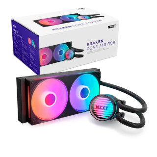 NZXT KRAKEN CORE 240 RGB - 240MM - NOIR 