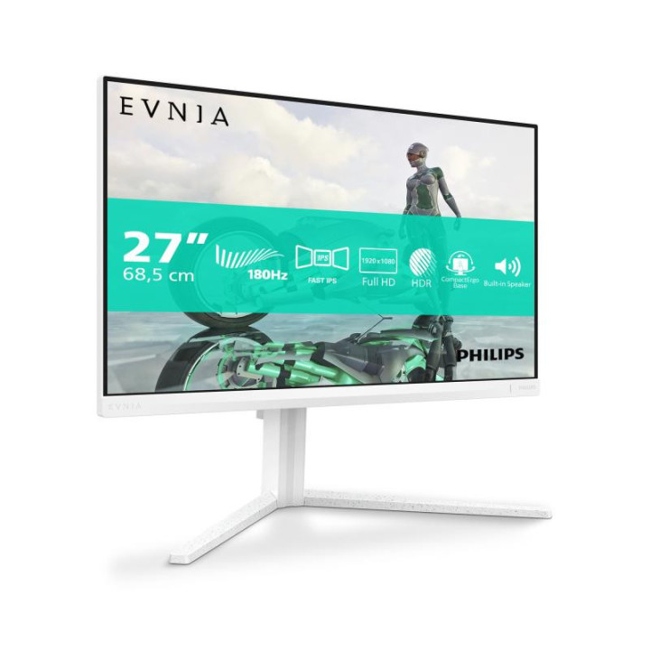 PHILIPS EVNIA 27M2N3201A/00 ECRAN PLAT DE PC 68.6 CM (27) 1920 X 1080 PIXELS FULL HD LCD BLANC 