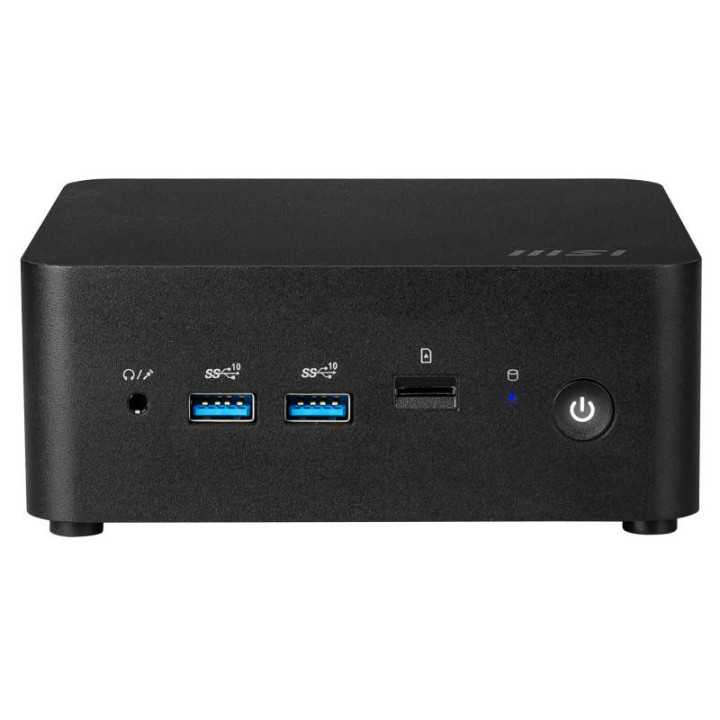 MSI CUBI NUC 1MG-001EU PC/POSTE DE TRAVAIL INTEL CORE 7 150U 16 GO DDR5-SDRAM 1 TO SSD WINDOWS 11 PRO MINI PC NOIR 