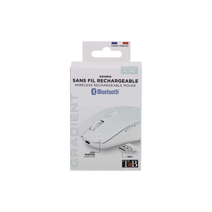 T'NB GRADIENT BLEU - SANS FIL RECHARGEABLE DUAL CONNECT 
