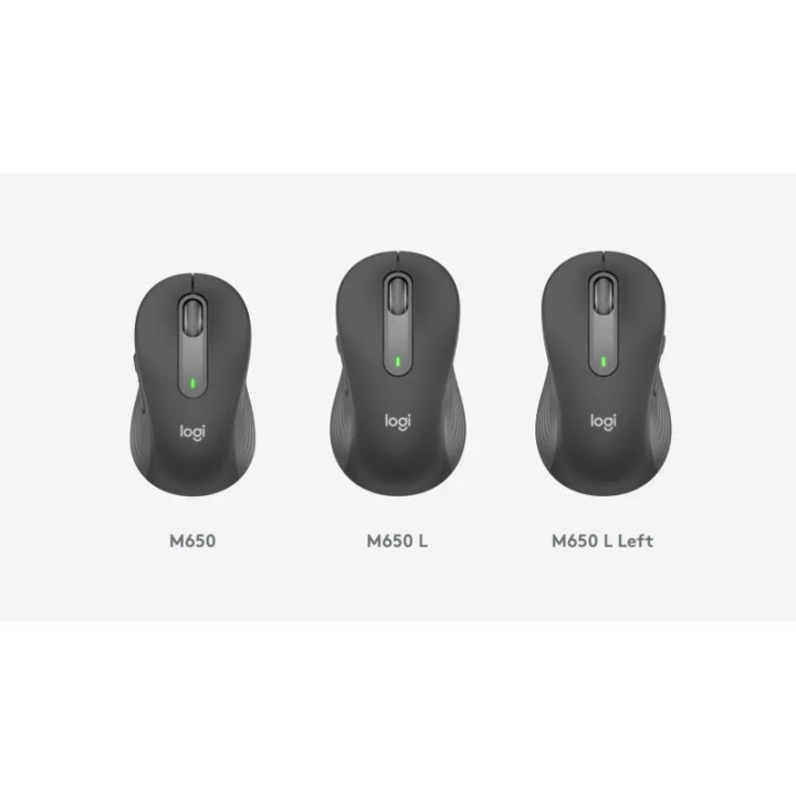 LOGITECH M650 SIGNATURE L GAUCHE BLUETOOTH - GRAPHITE 