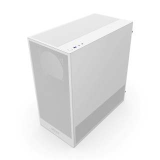 NZXT H5 FLOW BLANC - MT/SANS ALIM/E-ATX 