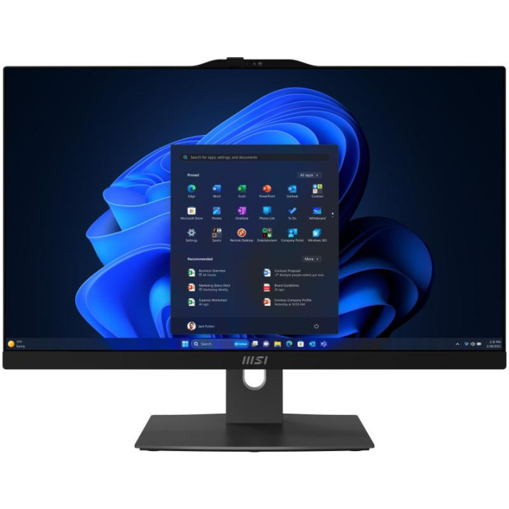 MSI MODERN AM242TP 1M-1230EU INTEL CORE 3 100U 60.5 CM (23.8) 1920 X 1080 PIXELS ECRAN TACTILE PC ALL-IN-ONE 8 GO DDR5-SDRAM 256