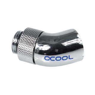 ALPHACOOL HF COUDE 45A ROTATIF - 1/4 MALE / FEMELLE CHROME 