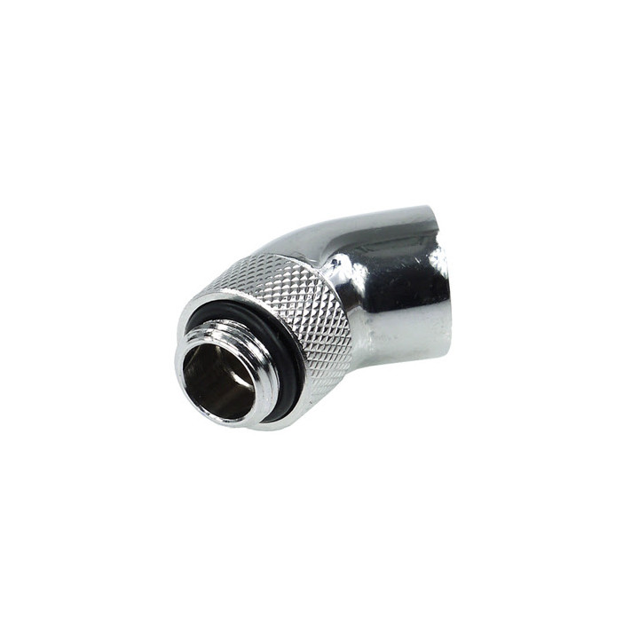 ALPHACOOL HF COUDE 45A ROTATIF - 1/4 MALE / FEMELLE CHROME 