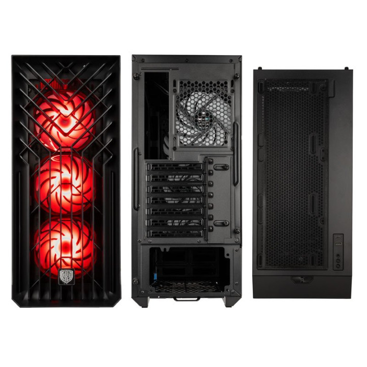 KOLINK UNITY CASCADE ARGB NOIR - MT/SANS ALIM/E-ATX 