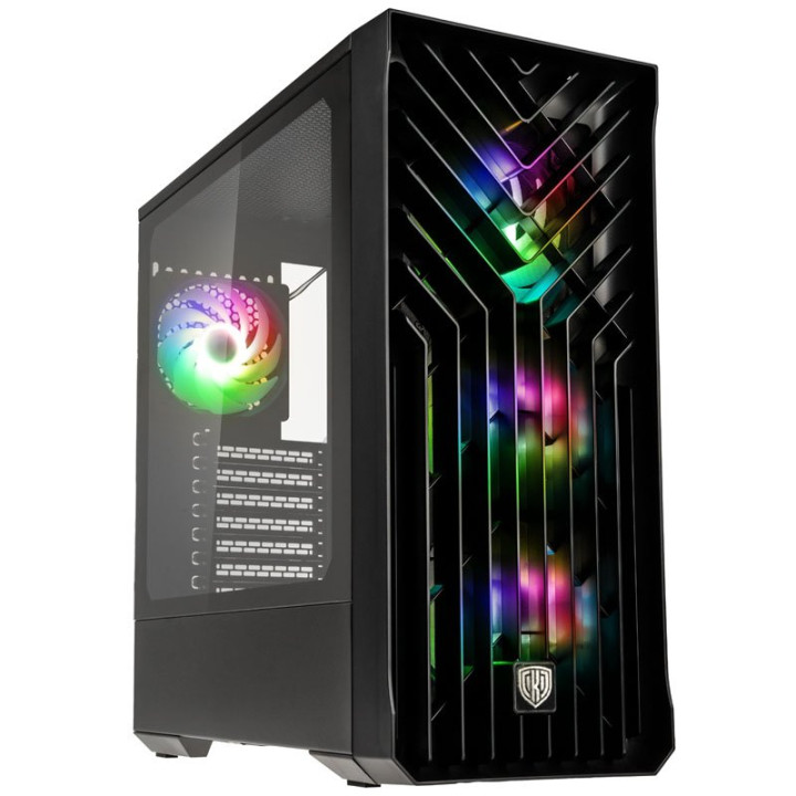 KOLINK UNITY CASCADE ARGB NOIR - MT/SANS ALIM/E-ATX 