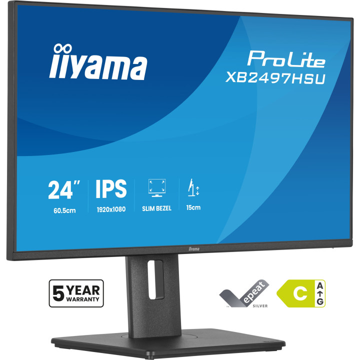 IIYAMA XB2497HSU-B1 23.8 FHD 120HZ/IPS/4MS/PIVOT/ADAPTS 