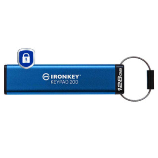 KINGSTON 128GB IRONKEY KEYPAD200 AES-256 