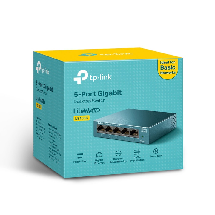 TP-LINK LITEWAVE 5-PORT GIGABI