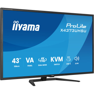 IIYAMA 43 4K/60HZ OU FHD/120HZ VA/3MS/USB-C/KVM 