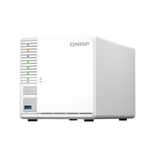 QNAP TS-364 NAS TOWER INTEL CELERON N5095 8 GO DDR4 0 TO QNAP TURBO SYSTEM BLANC 