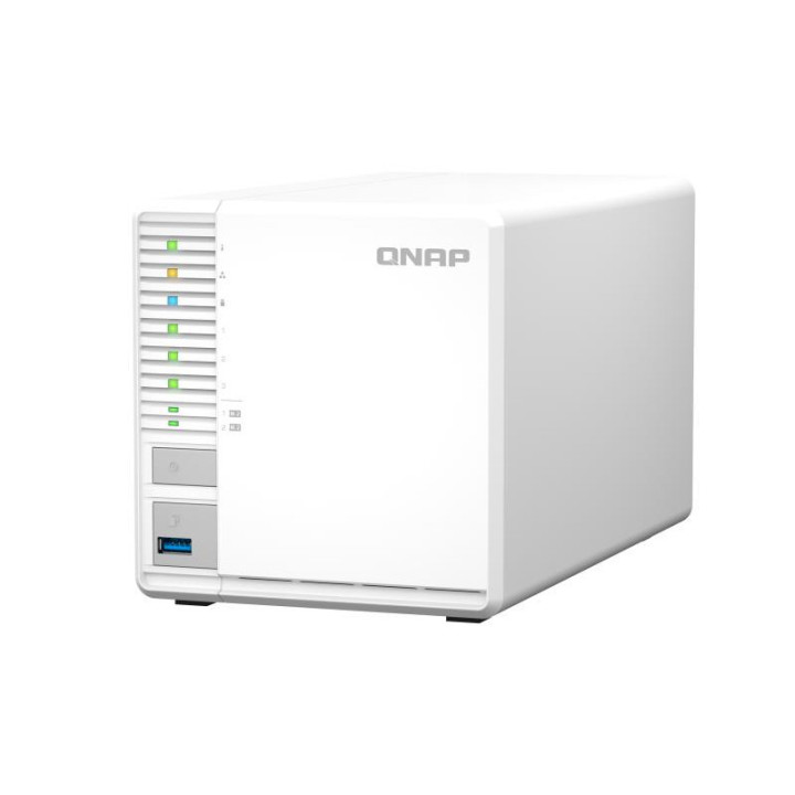 QNAP TS-364 NAS TOWER INTEL CELERON N5095 8 GO DDR4 0 TO QNAP TURBO SYSTEM BLANC 