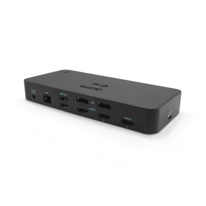 DICOTA D31951 STATION D'ACCUEIL AVEC FIL USB TYPE-C NOIR 