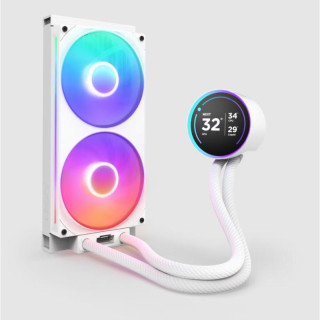 NZXT KRAKEN ELITE 280 RGB PROCESSEUR REFROIDISSEUR DE LIQUIDE TOUT-EN-UN 14 CM BLANC 1 PIECE(S) 