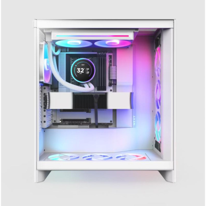 NZXT KRAKEN ELITE 280 RGB PROCESSEUR REFROIDISSEUR DE LIQUIDE TOUT-EN-UN 14 CM BLANC 1 PIECE(S) 