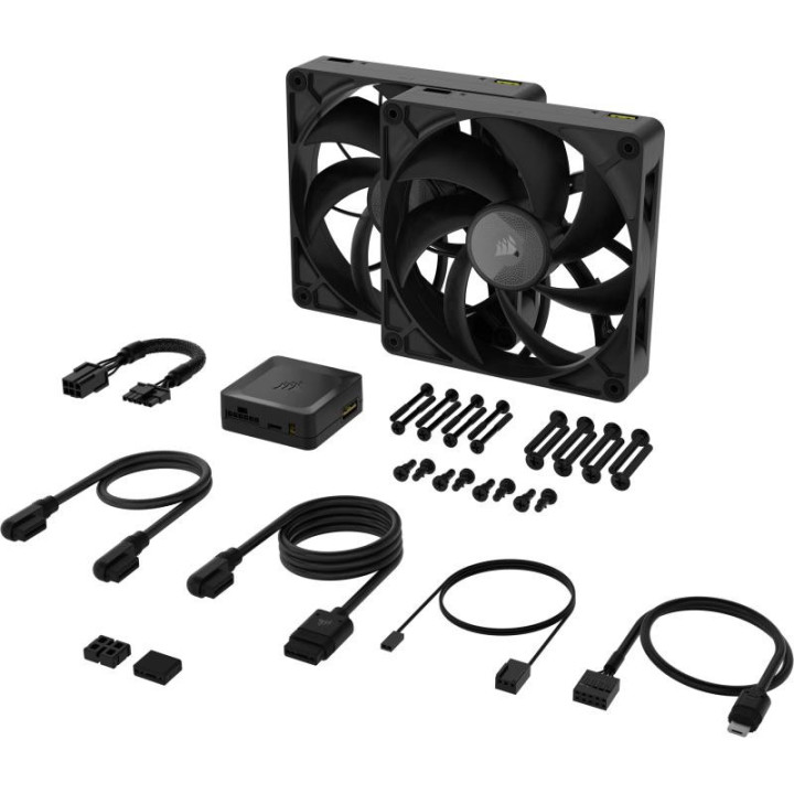 CORSAIR ICUE LINK RX140 MAX BOITIER PC VENTILATEUR 14 CM NOIR 2 PIECE(S) 