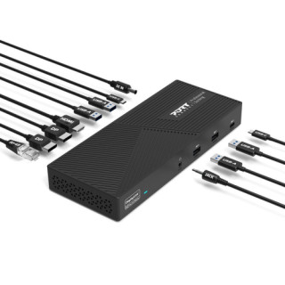 PORT DOCK OFFICE 10 PORTS - 3X4K USB-C ET USB-A 