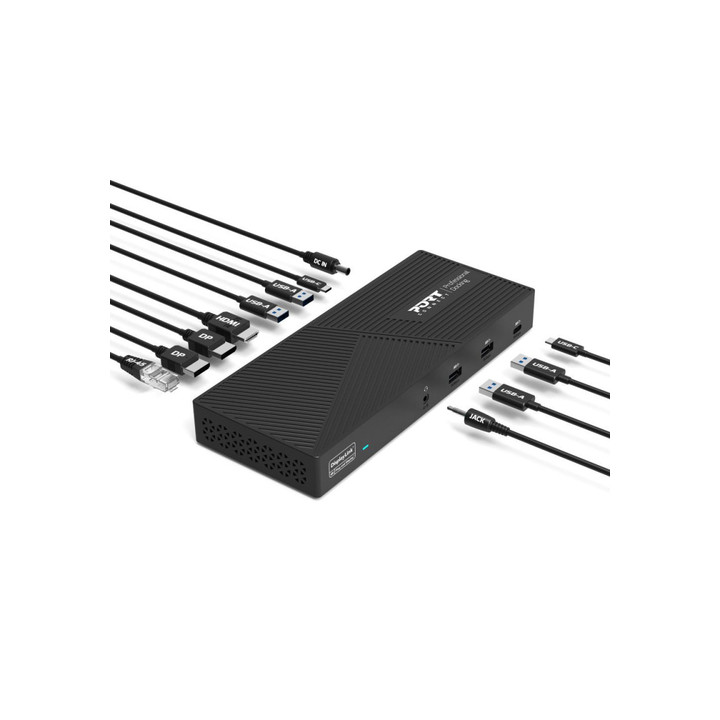 PORT DOCK OFFICE 10 PORTS - 3X4K USB-C ET USB-A 
