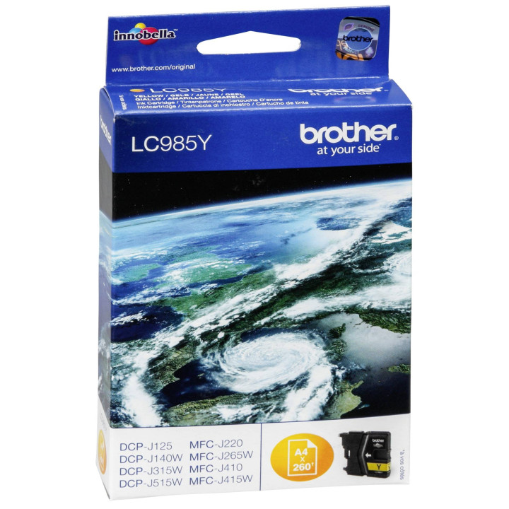 BROTHER LC-985Y CARTOUCHE JAUN