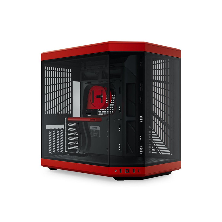 HYTE Y70 - MT/SANS ALIM/E-ATX - ROUGE 