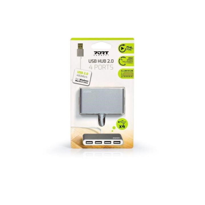 PORT HUB USB 4 PORTS 