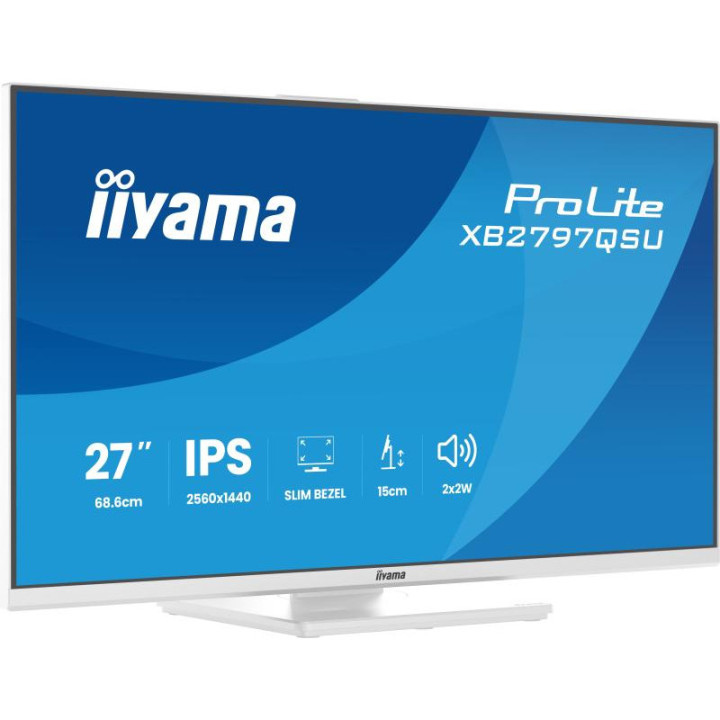 Iiyama XB2797QSU-W1 27 QHD/75HZ/IPS/1MS/PIVOT/ADAPTIVES