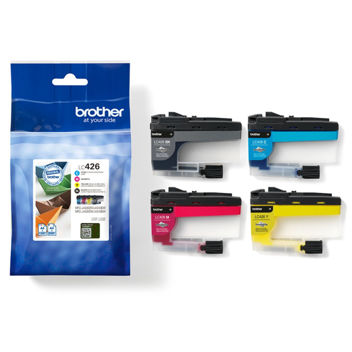 BROTHER PACK LC426VAL NOIR/CYAN/MAGENTA/JAUNE 