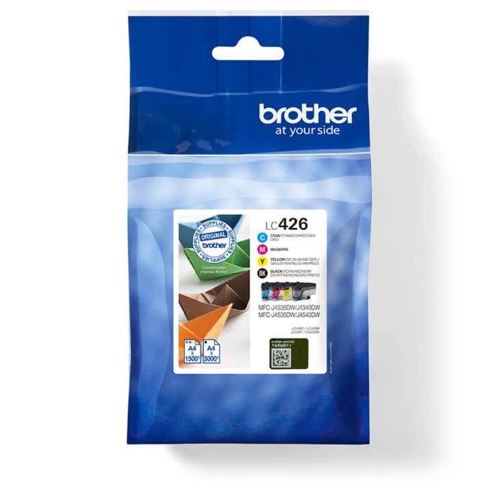 BROTHER PACK LC426VAL NOIR/CYAN/MAGENTA/JAUNE 