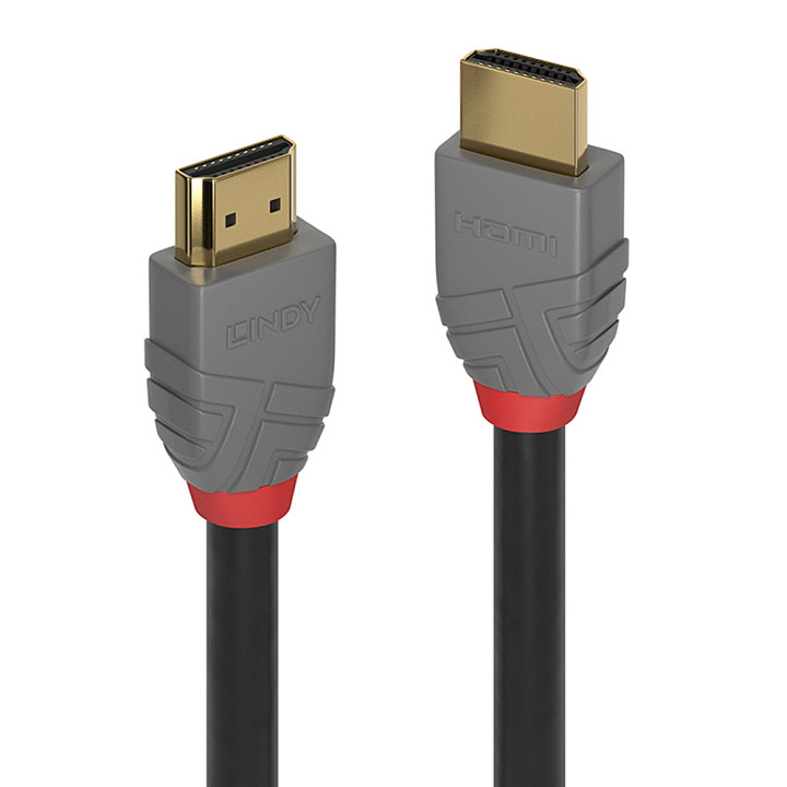 LINDY CABLE HDMI ANTHRA LINE - ETHERNET/0.5M/MALE-MALE 