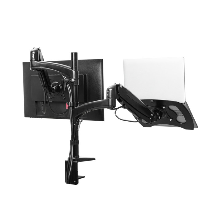 TRUST DOUBLE BRAS MARA POUR ECRAN ET ORDINATEUR PORTABLE 