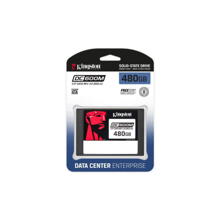 KINGSTON TECHNOLOGY SSD SATA ENTERPRISE DC600M (USAGE MIXTE) 2.5? DE 480 GO 
