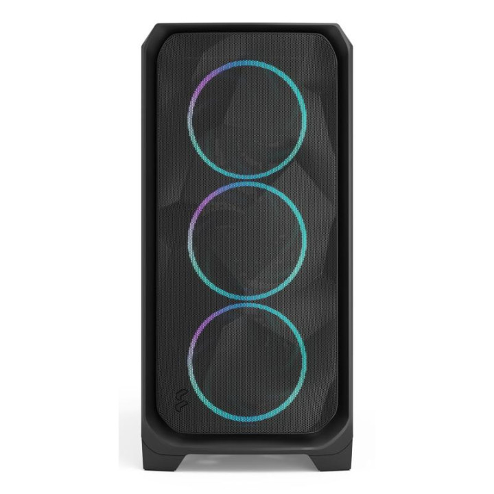 FRACTAL MESHIFY 3 XL BLACK RGB TG LIGHT TINT 