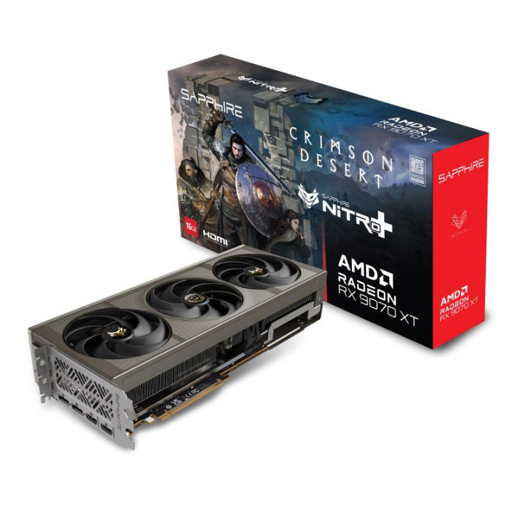 Sapphire NITRO+ RX 9070 XT CRIMSON DESERT GAMING OC 16G