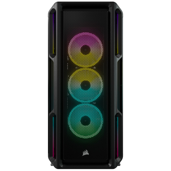 CORSAIR ICUE 5000T RGB TEMPERED BLACK - MT/SANSALIM/E-ATX 
