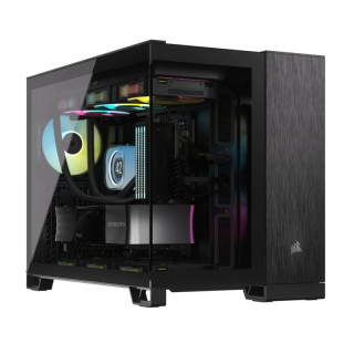 CORSAIR 2500X NOIR/ALUMINIUM - MT/SANSALIM/MATX 