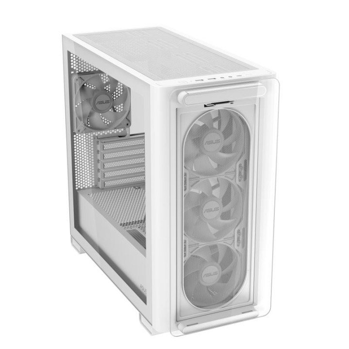 ASUS A23 PLUS TG ARGB BLANC - MT/SANS ALIM/MATX 