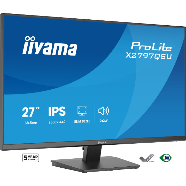 IIYAMA X2797QSU-B1 27 QHD/75HZ/IPS/1MS/HP/USB HUB 
