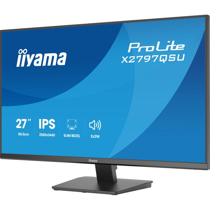 IIYAMA X2797QSU-B1 27 QHD/75HZ/IPS/1MS/HP/USB HUB 