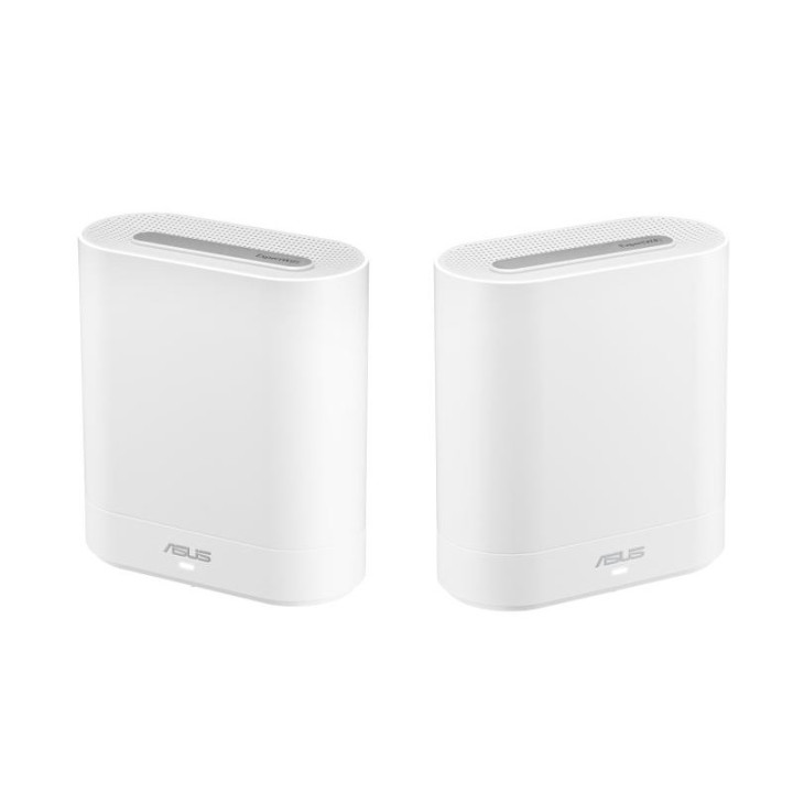 ASUS EBM68(2PK) ? EXPERT WIFI TRI-BANDE (2.4 GHZ / 5 GHZ / 5 GHZ) WI-FI 6 (802.11AX) BLANC 3 INTERNE 