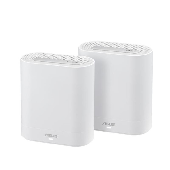 ASUS EBM68(2PK) ? EXPERT WIFI TRI-BANDE (2.4 GHZ / 5 GHZ / 5 GHZ) WI-FI 6 (802.11AX) BLANC 3 INTERNE 