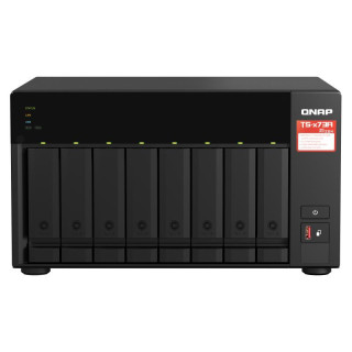 QNAP TS-873A-SW5T SERVEUR NAS 8 BAIES + QSW-1105-5T 
