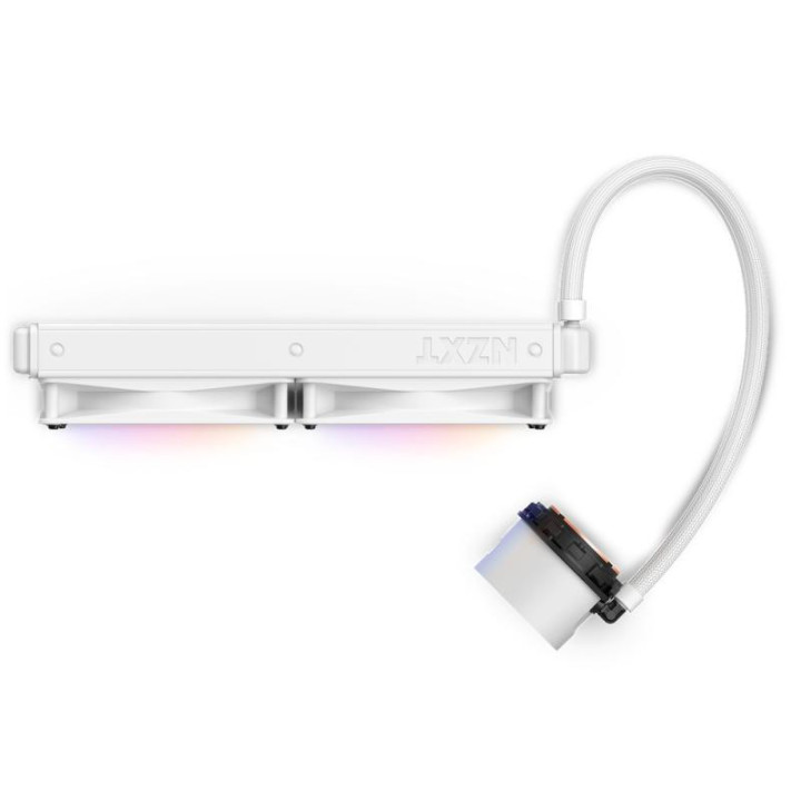 NZXT KRAKEN 280 RGB PROCESSEUR REFROIDISSEUR DE LIQUIDE TOUT-EN-UN 14 CM BLANC 1 PIECE(S) 