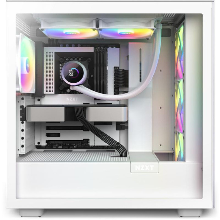 NZXT KRAKEN 280 RGB PROCESSEUR REFROIDISSEUR DE LIQUIDE TOUT-EN-UN 14 CM BLANC 1 PIECE(S) 